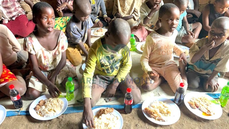 Lunch time at the orphanage